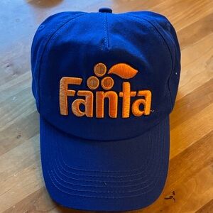 Fanta Blue Cap with Orange Logo